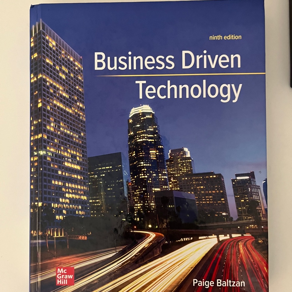 Business Driven Technology Book